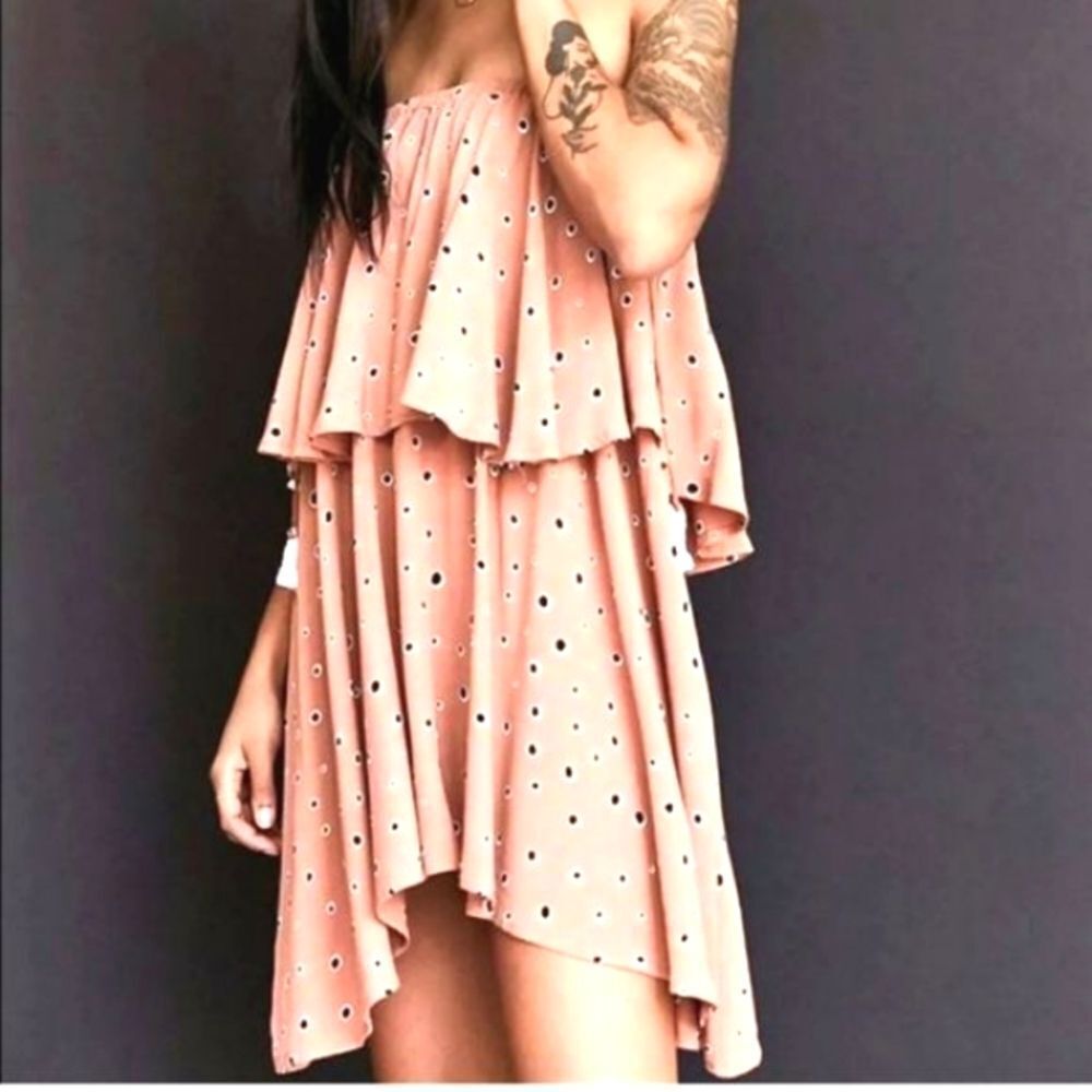 Faithfull The Brand Ruffled Mini Dress Size 2